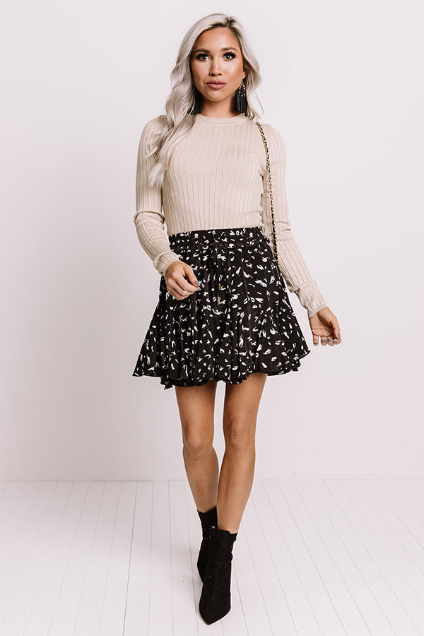 Love In Tribeca Skort In Black