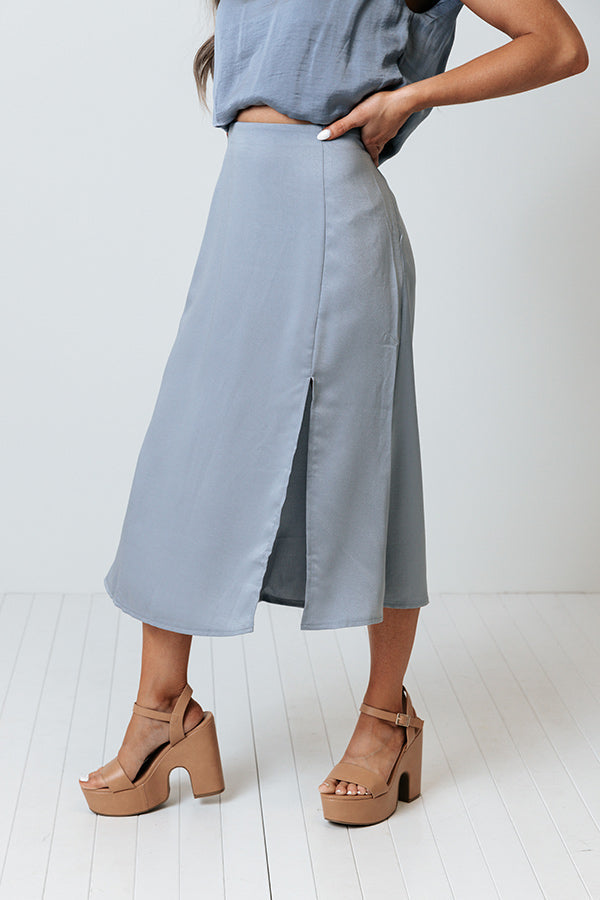 Summer Night Dreaming Skirt In Airy Blue
