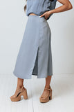 Summer Night Dreaming Skirt In Airy Blue