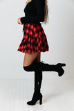 Small Town Holiday Skort In Red