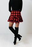 Small Town Holiday Skort In Red