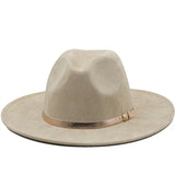 Cross-border Top Hat Men and Women Couples Flat Brim Hat Flat Brim Gentleman Hat