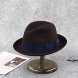 Printing Blue Grosgrain Band Bow 100% Wool Felt