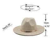 Cross-border Top Hat Men and Women Couples Flat Brim Hat Flat Brim Gentleman Hat