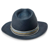 Striped Ribbon Panama hat
