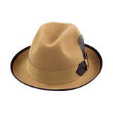 Brown 100% Australian Wool Fedora Hat