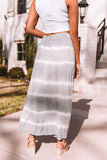 Wishing For Waves Tie Dye Skirt In Grey