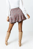 Blooms In Tulum Skort In Black