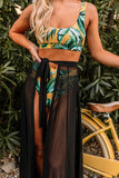 Bikini Season Mesh Cover Up Skirt in Black