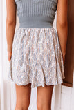 Feeling My Best Floral Skirt In Airy Blue