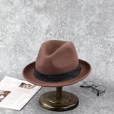 Hot Selling Fedora Hats Brown Hat