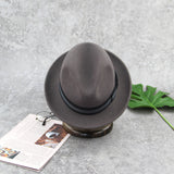 Wool Felt Hat Grey Hat Fedora