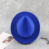 Blue Fedora hats Real Wool